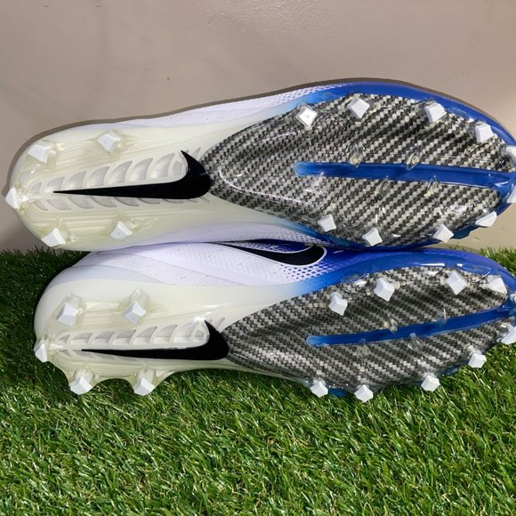 Nike Vapor Untouchable Pro 3 PE Football Cleats AO3021-145 White Blue Men 15 NEW - Picture 6 of 8